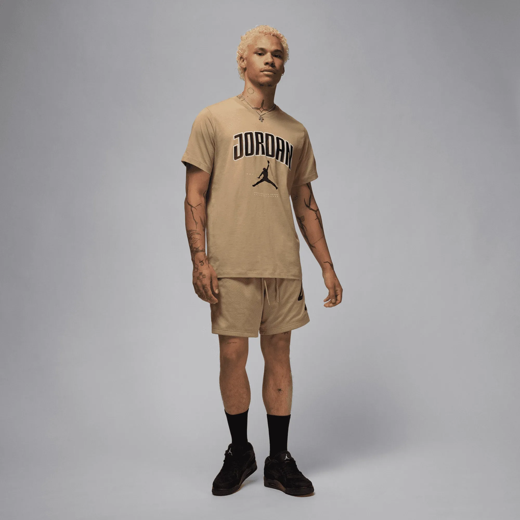 JORDAN | MVP MESH SHORTS { DESERT CAMO/BLACK/BLACK