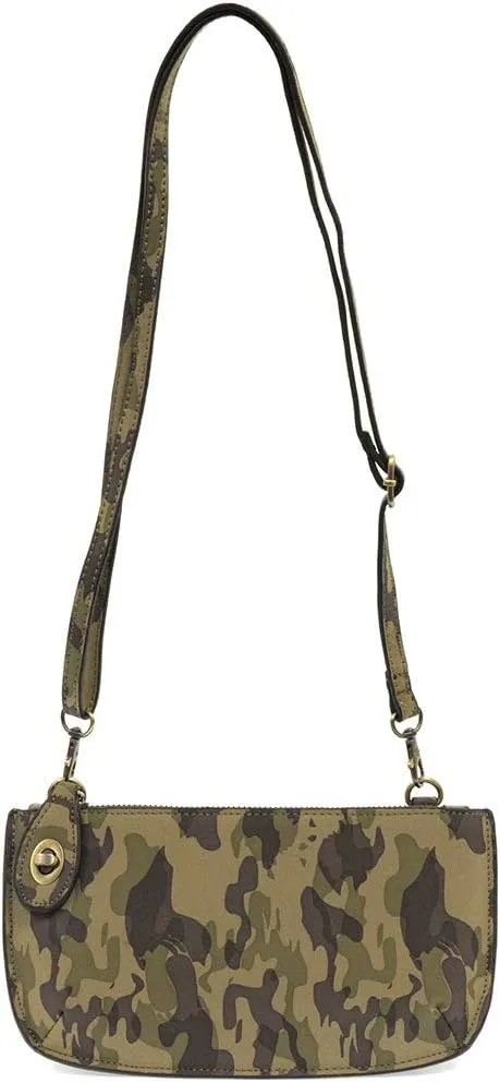 Joy Susan Crossbody Wristlet Clutch: Camo Print
