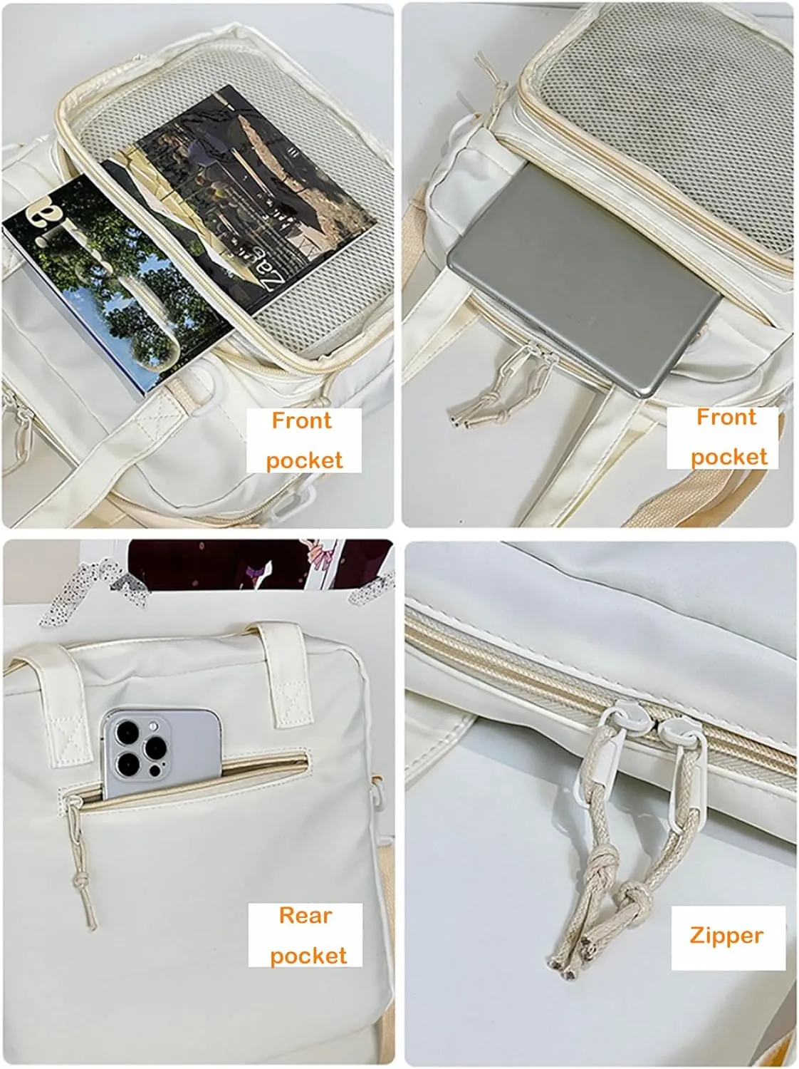 Kawaii Crossbody Shoulder Bags for Women Ita Messenger Bag Cute Transparent Ita Bag Sling Bag Japanese Anime Style Clear Bags