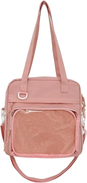 Kawaii Crossbody Shoulder Bags for Women Ita Messenger Bag Cute Transparent Ita Bag Sling Bag Japanese Anime Style Clear Bags