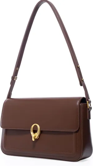 LAFESTIN Split Leather Shoulder Bags For Women with Adjustable Strap, Trendy Crossbody Purses, Designer Inspire Handbags