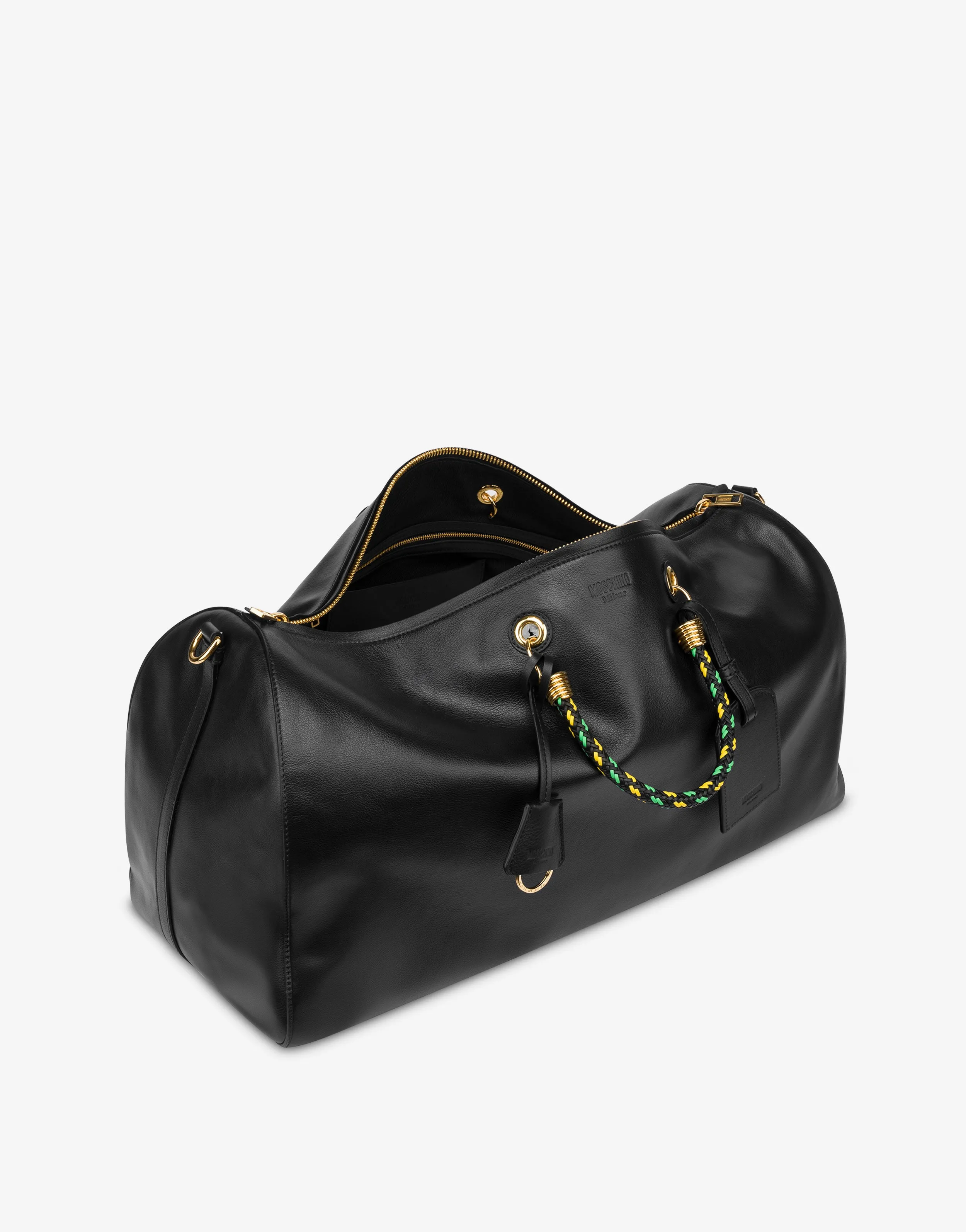Large Braided Cord Boston Bag