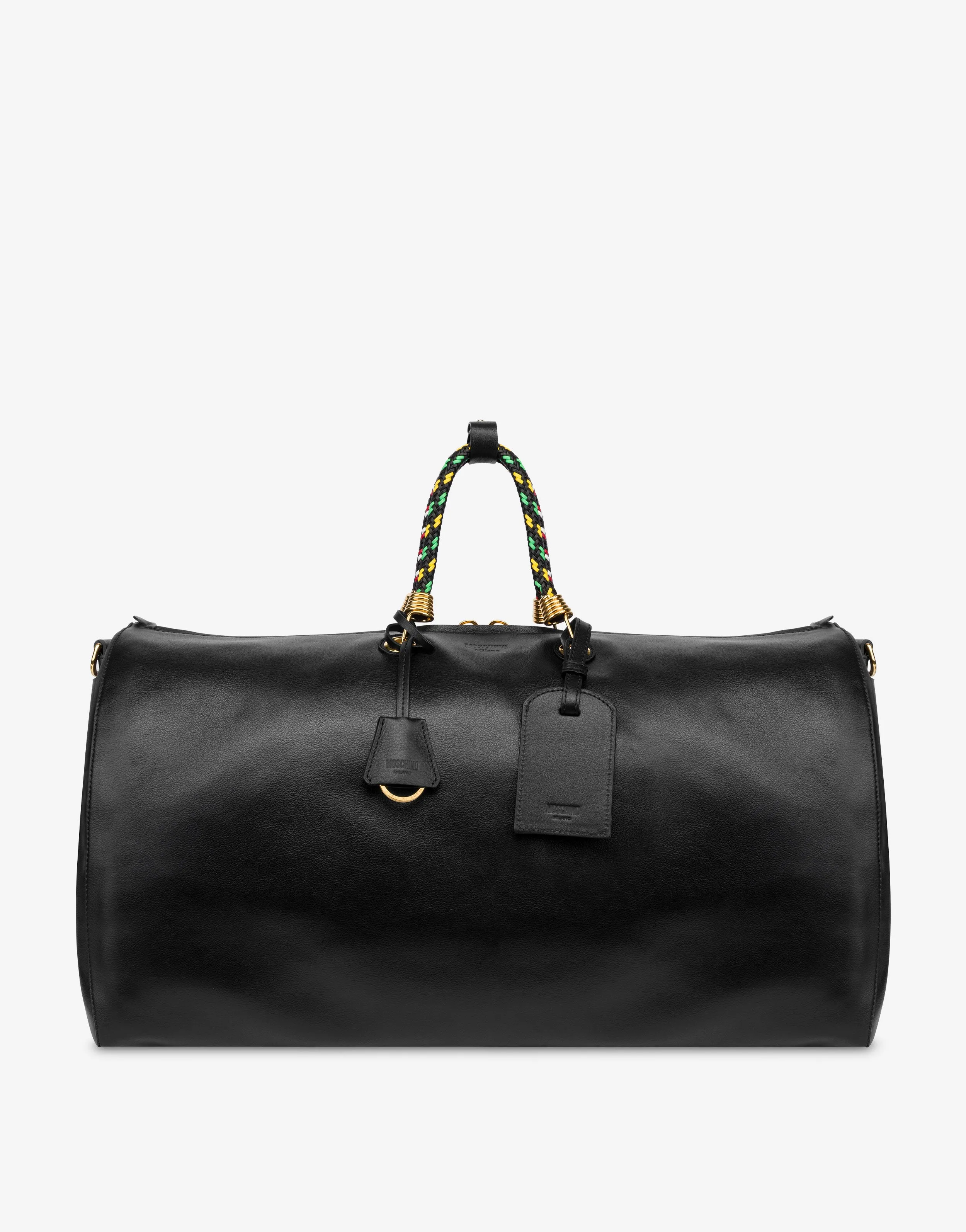 Large Braided Cord Boston Bag