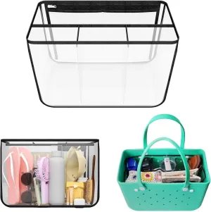 LBF Clear Beach Bag Compatible with Bogg Bag Accessories XL PVC Organizing Your Bags and Divide Space