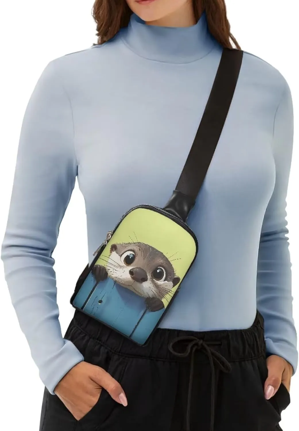 Leahter Small Sling Bag for Women,RFID Crossbody Bag Crossbody Purse for Women Gift