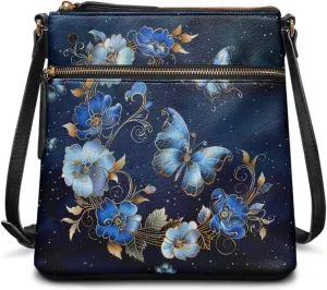 Leather Crossbody Bags for Women Travel Cell Phone Purse with Adjustable Strap Fashion Shoulder Handbag Wallet