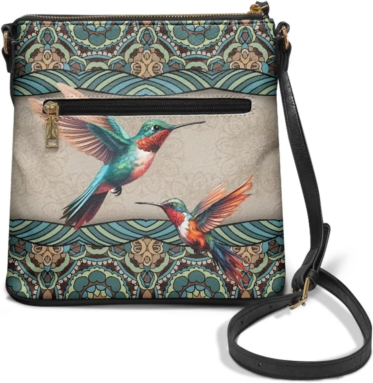Leather Crossbody Bags for Women Travel Cell Phone Purse with Adjustable Strap Fashion Shoulder Handbag Wallet