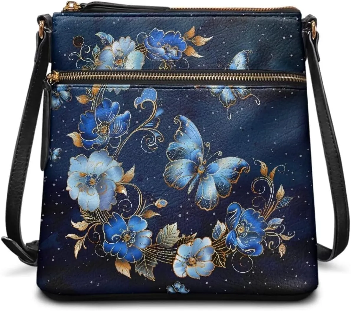 Leather Crossbody Bags for Women Travel Cell Phone Purse with Adjustable Strap Fashion Shoulder Handbag Wallet