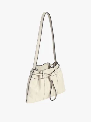 Leather shoulder bag