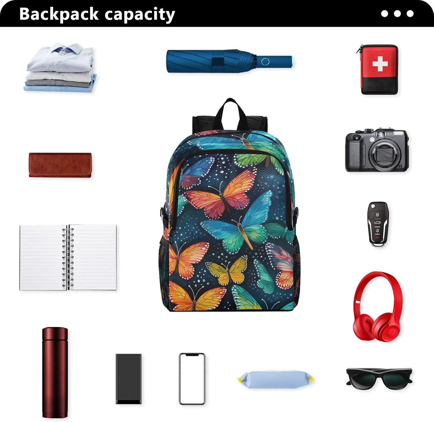 Lightweight Foldable Backpack, Waterproof for Hiking and Camping, Lightweight Backpack