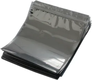 LJY 50 Pieces Antistatic Resealable Large Size Bags for Motherboard HDD and Electronic Device, 21cm x 24cm / 8.3in x 9.5in