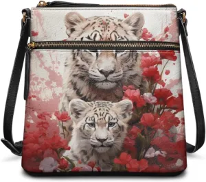 Lotusorchid Shoulder Purse Hobo Tote Handbag, Leather Crossbody Shoulder Bag with Adjustable Strap for Women