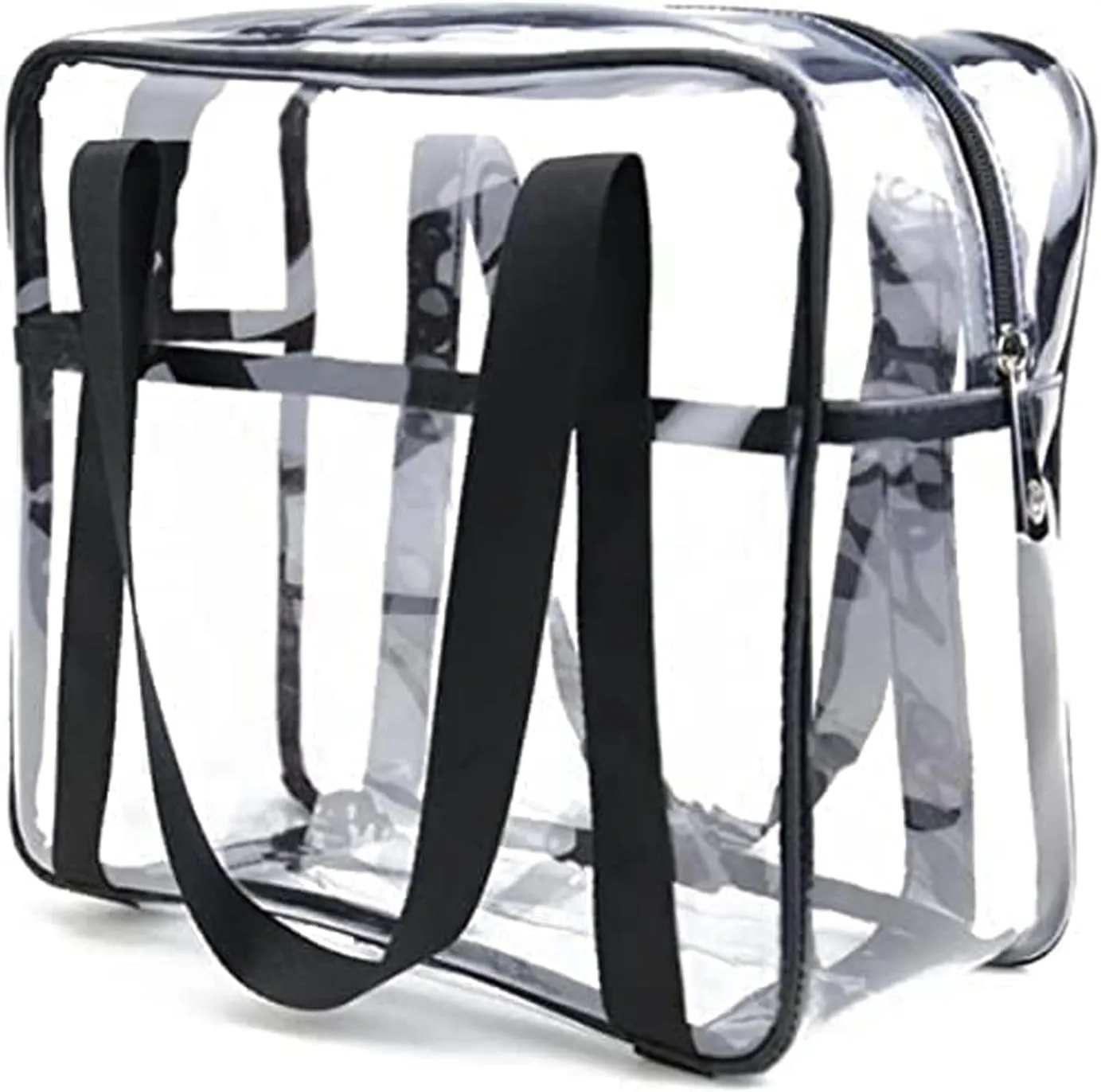 Louise Maelys Travel Clear Makeup Handbag Large Toiletry Cosmetic Organizer Bag Waterproof