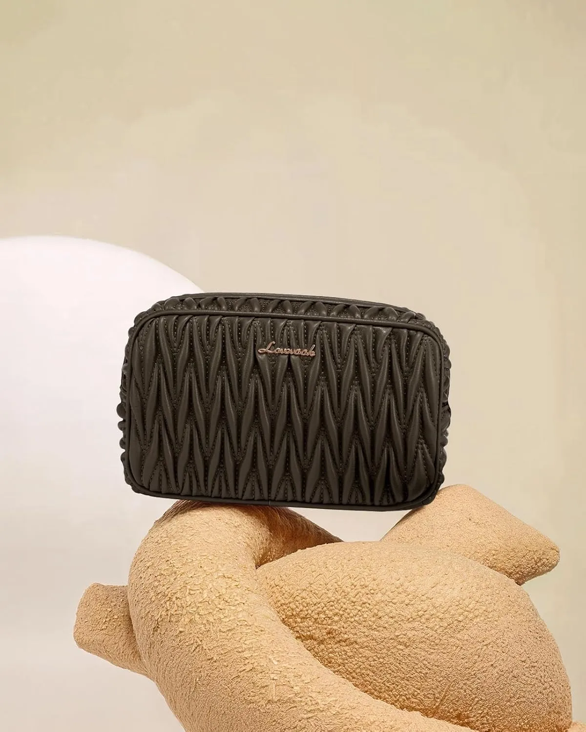 LOVEVOOK Quilted Crossbody Bags for Women, Small Trendy Leather Purse, Crossbody Purse with Adjustable Strap for Gift