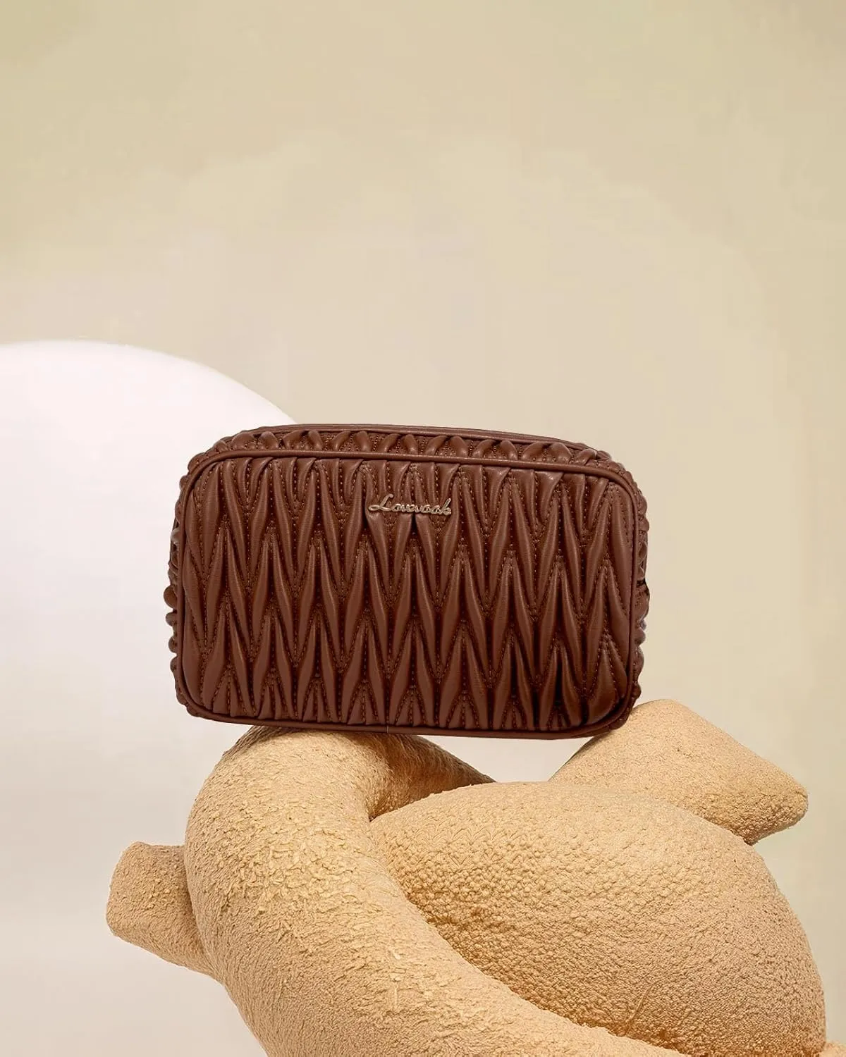 LOVEVOOK Quilted Crossbody Bags for Women, Small Trendy Leather Purse, Crossbody Purse with Adjustable Strap for Gift
