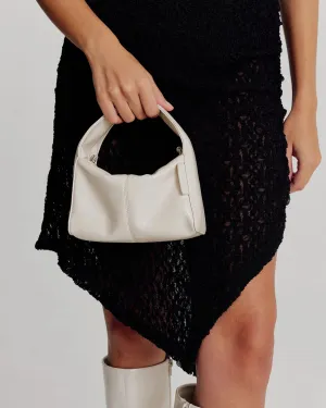 LUCA MINI | VANILLA GLOSSY CRINKLE