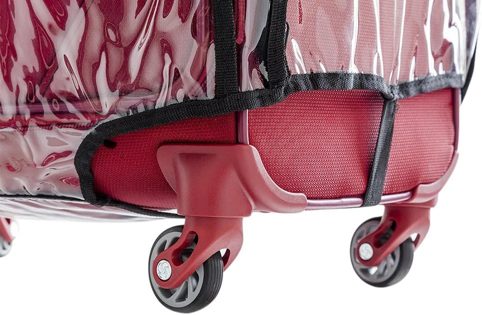 Luggage Protector Suitcase Clear PVC Waterproof TSA Aproveed Cover Fits Most (26"~27") Bags