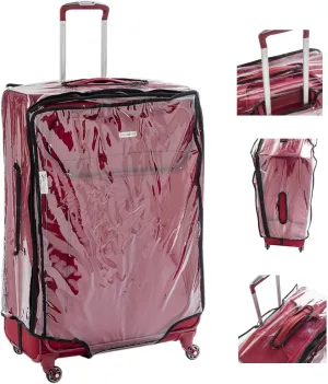 Luggage Protector Suitcase Clear PVC Waterproof TSA Aproveed Cover Fits Most (26"~27") Bags