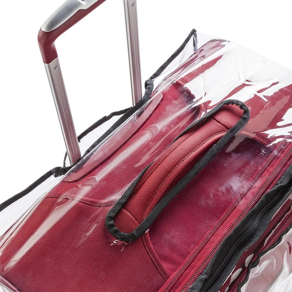 Luggage Protector Suitcase Clear PVC Waterproof TSA Aproveed Cover Fits Most (26"~27") Bags