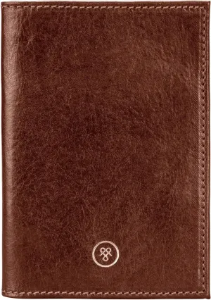 Maxwell Scott - Luxury Leather Passport Holder Cover for Luxury Travel - Handmade from Italian Full Grain Hides - The Prato