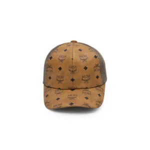 MCM Visetos Mesh Cap Cognac  One Size