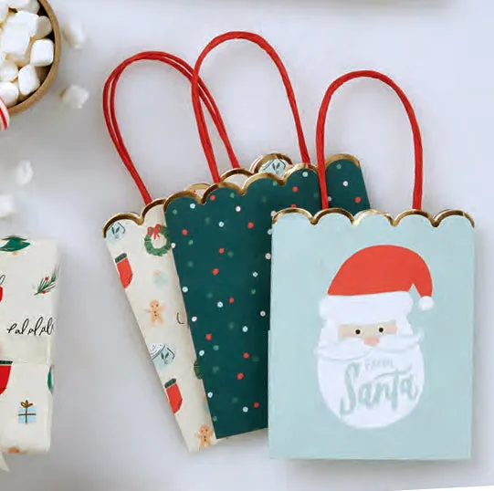 Merry and Sweet Mini Treat Bags, 9 Pack