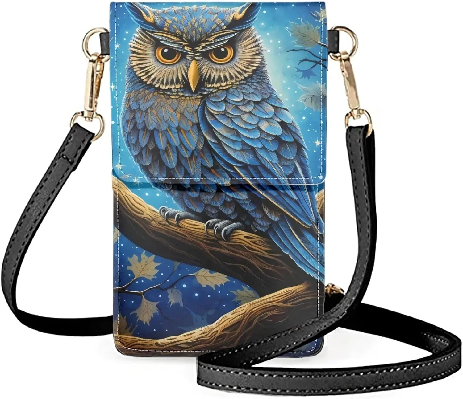 Mini Cell Phone Bag Smartphone Purse Crossbody Cell Phone Pouch with Touchscreen Window