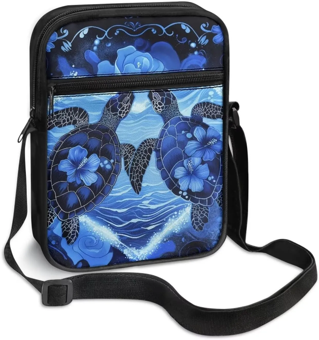 Mini Messenger Bag Small Crossbody Bags for Women Men Sling Bag Satchel Bag with Adjustable Strap and Pockets