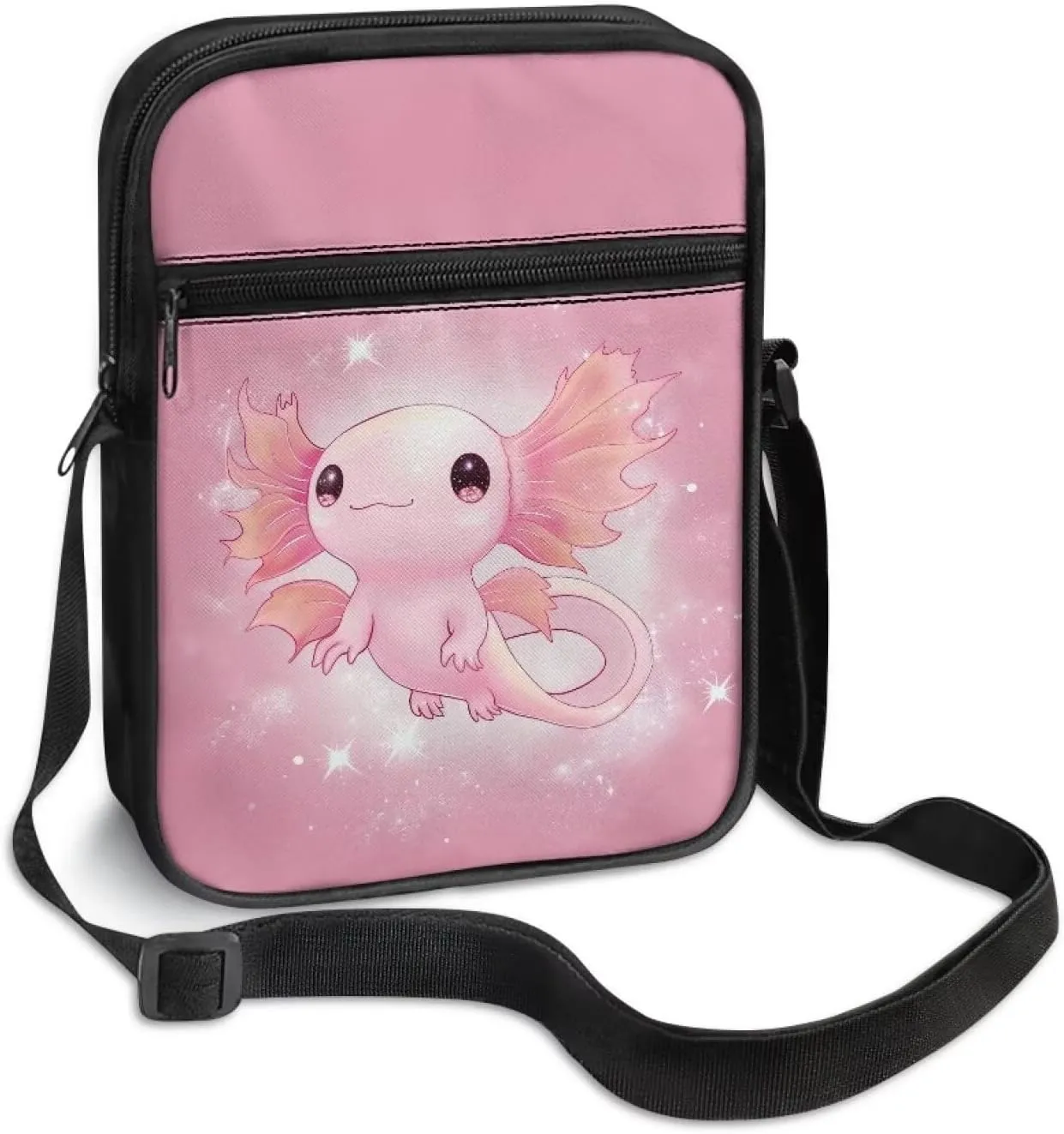 Mini Messenger Bag Small Crossbody Bags for Women Men Sling Bag Satchel Bag with Adjustable Strap and Pockets