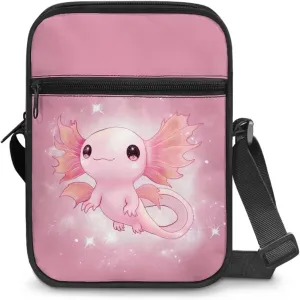 Mini Messenger Bag Small Crossbody Bags for Women Men Sling Bag Satchel Bag with Adjustable Strap and Pockets
