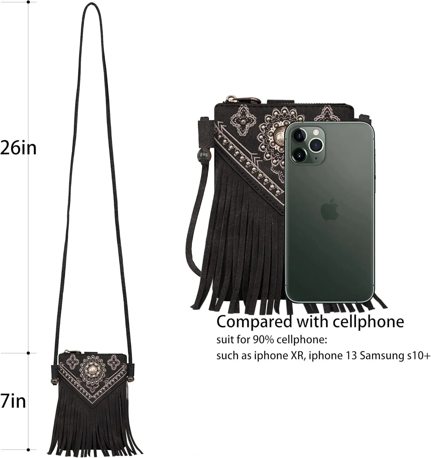 Montana West Small Crossbody Bags for Women Western Cell Phone Purse