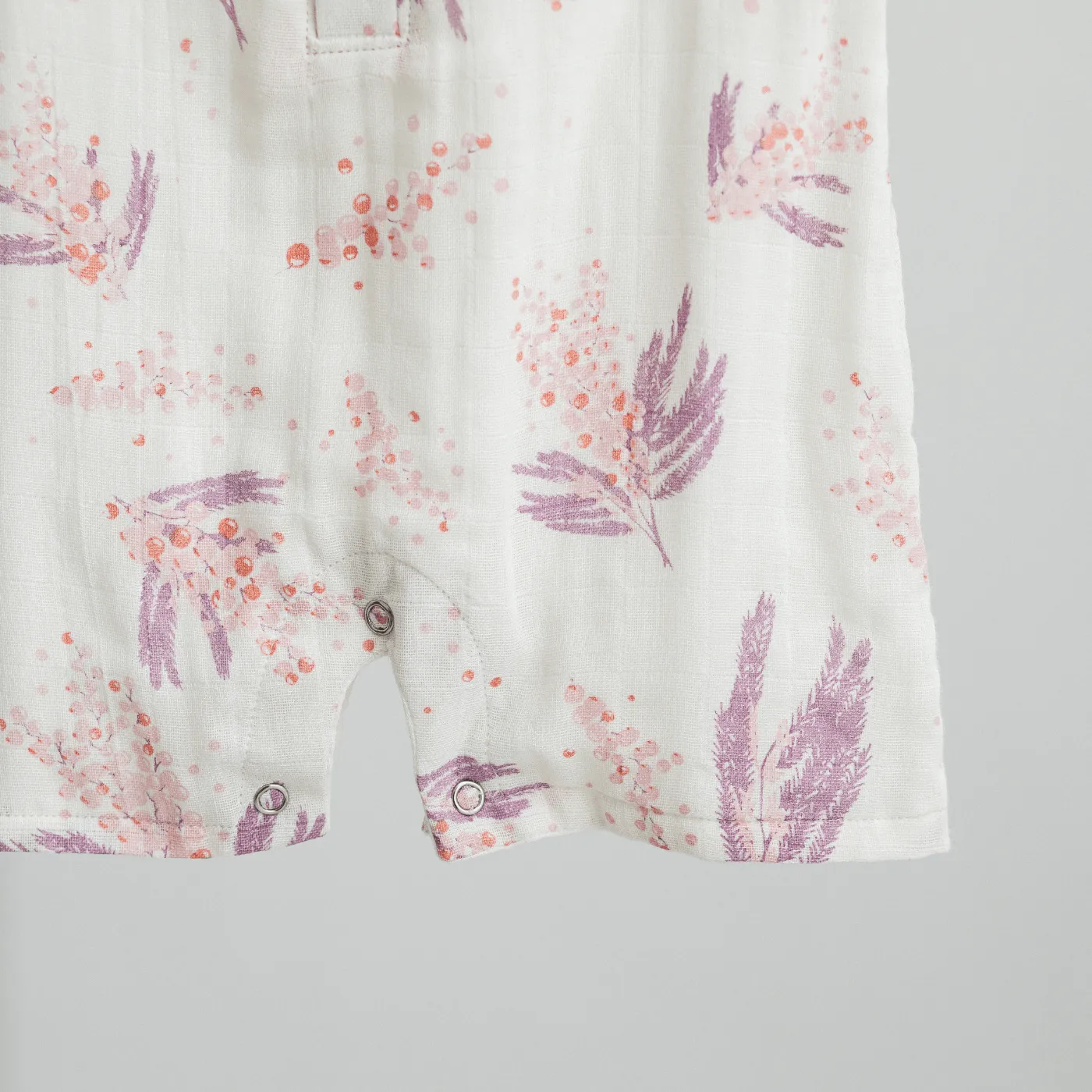 Muhly Grass Double Layer Muslin Romper/Jumpsuit/Onesie