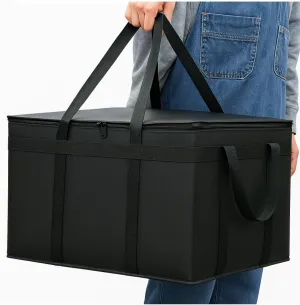 musbus Insulated Food Delivery Bag Cooler Bags Keep Food Warm Catering Therma for doordash Catering cooler bags insulated catering bag 22x14x13 therma catering shopper accessories hot XL XXL Pizza