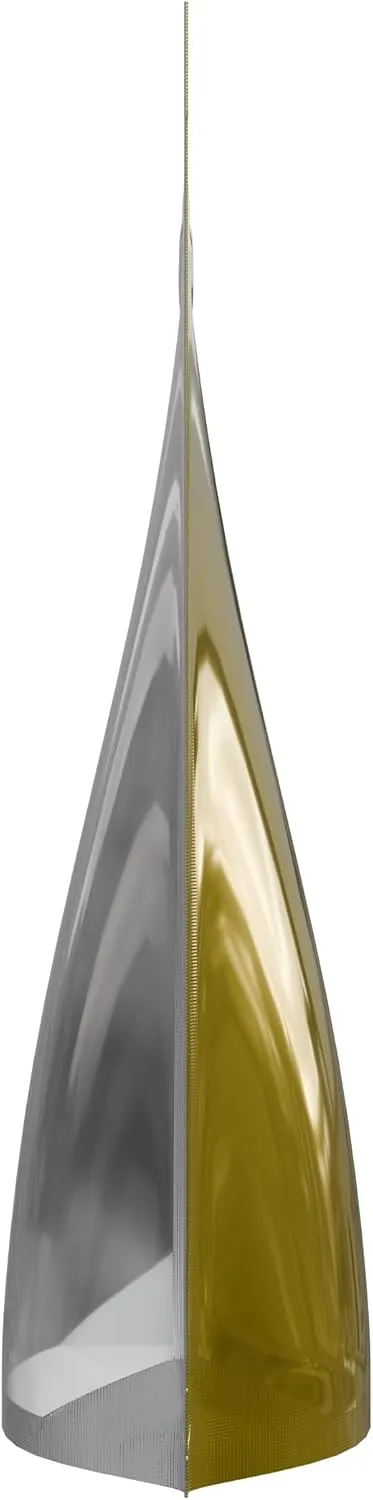 Mylar Style Barrier Bags – Zipper w/Heat Seal – 1000 Bags (Gloss Gold/Clear, 1/2 Ounce - 5?x8.14?x2.33?)