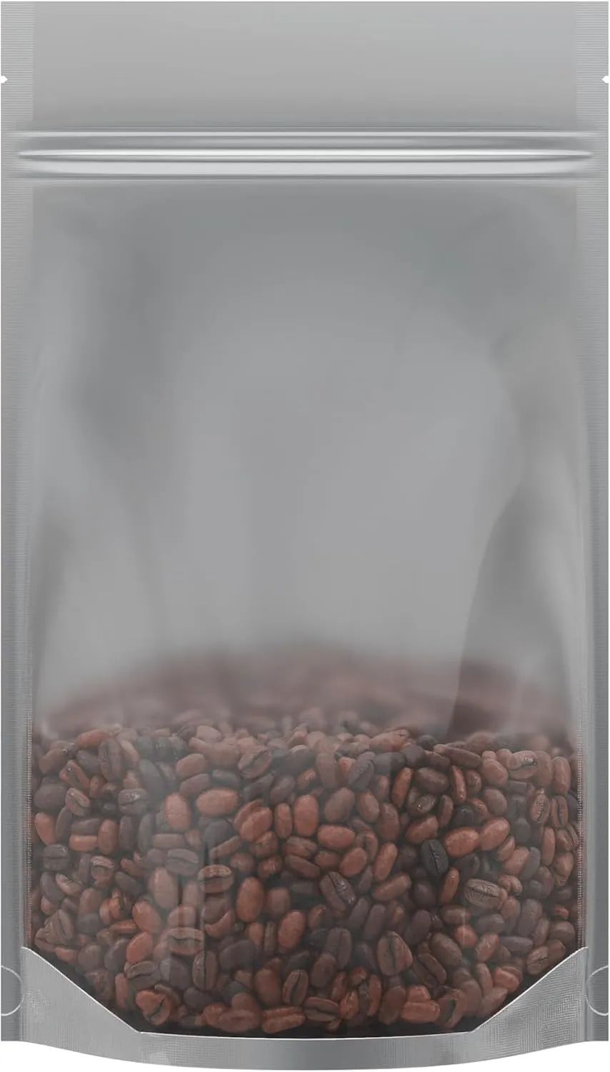 Mylar Style Barrier Bags – Zipper w/Heat Seal – 1000 Bags (Gloss Gold/Clear, 1/2 Ounce - 5?x8.14?x2.33?)