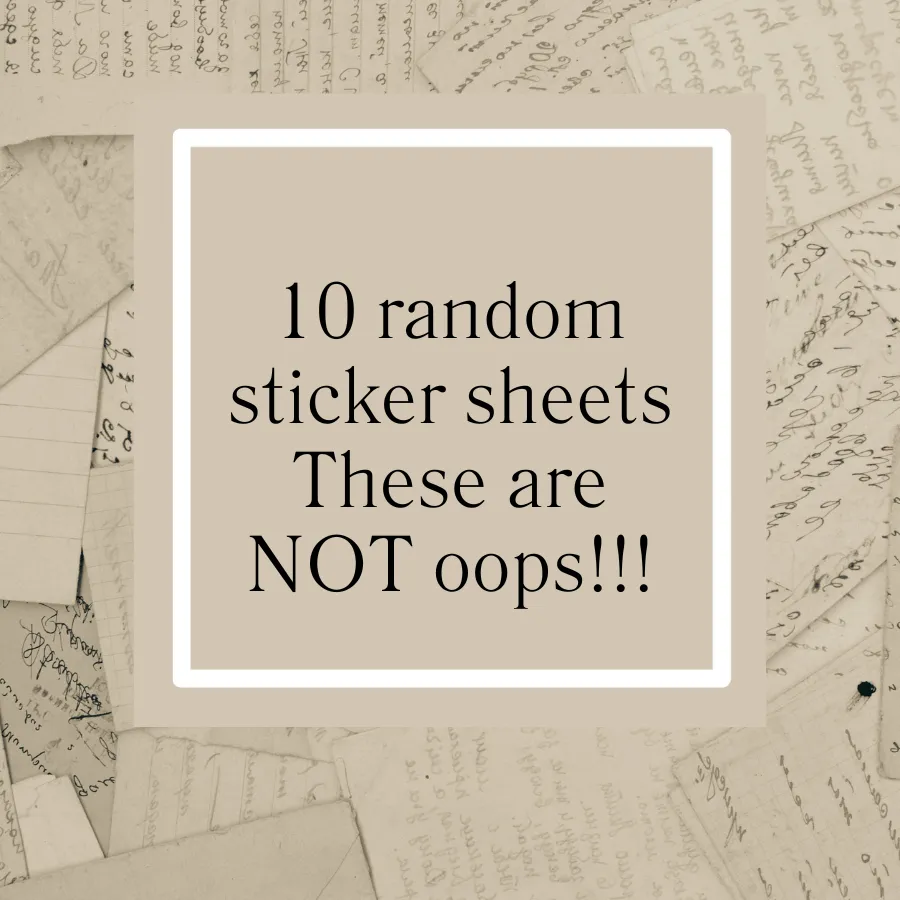 Mystery Sticker Grab Bags