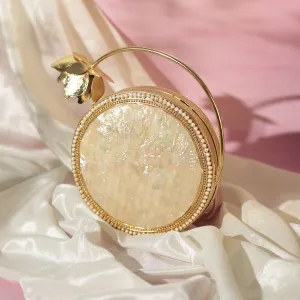 Naaz Embellished Mother of Pearl Clutch