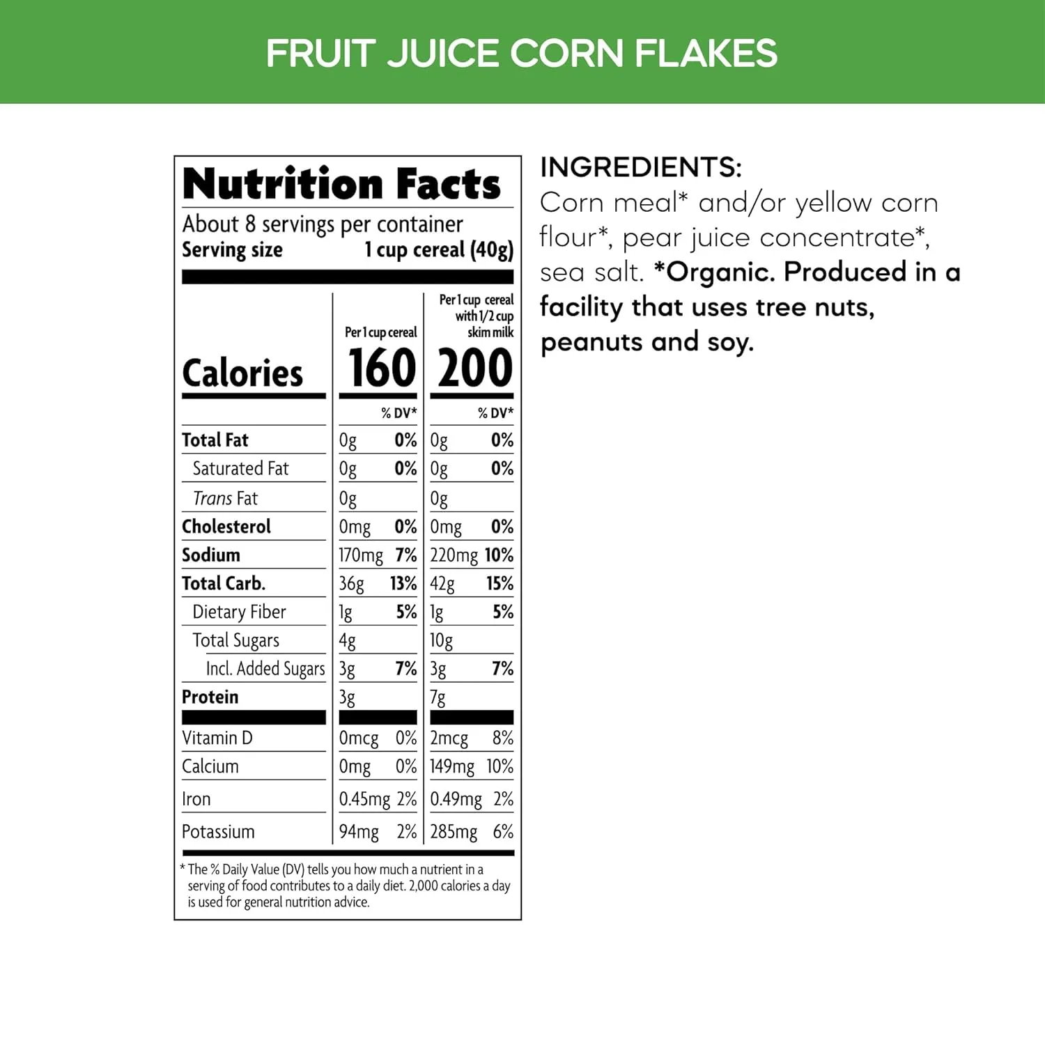 Nature's Path Organic Fruit Juice Sweetened Corn Flakes Cereal, 26.4 oz (Pack of 6), Gluten Free, Earth Friendly Packaging