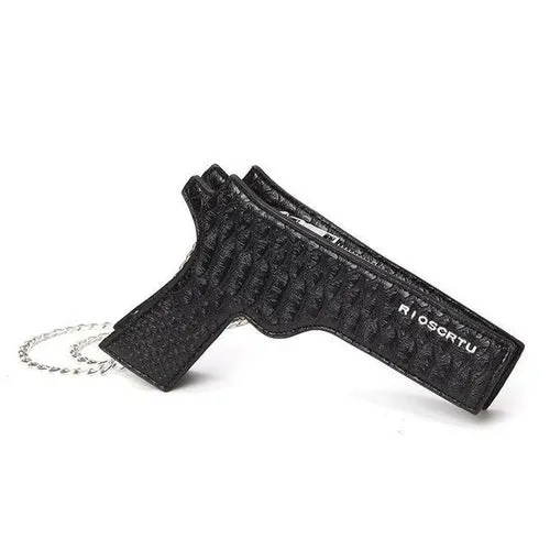 New Brand Designer Funny Pistol Messenger Bag Cool Personality