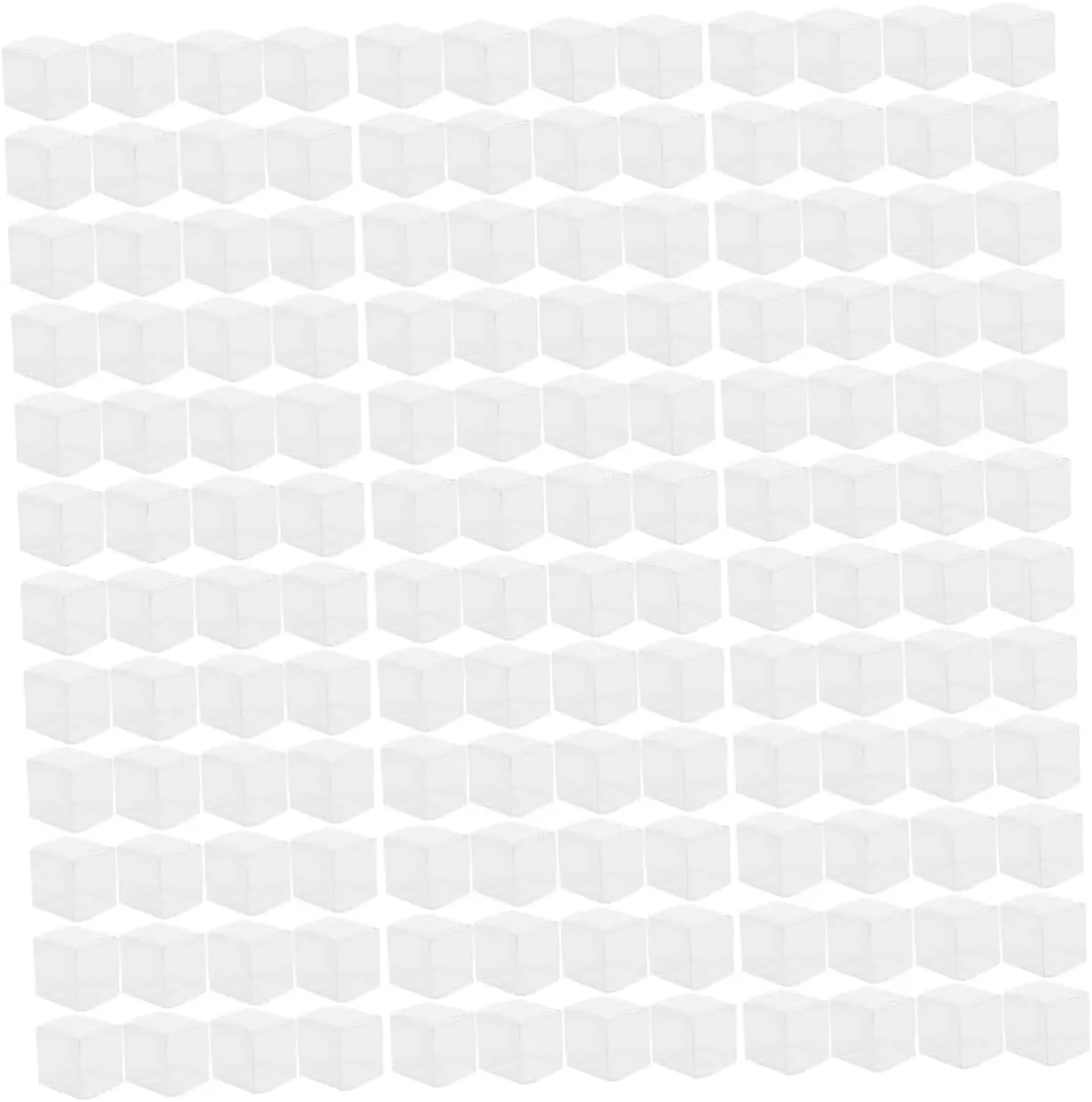 NOLITOY 225 Pcs Christmas Boxes Wedding Favors Party Favor Boxes Clear Lid Packaging Boxes Muffin Single Container Pastry Container Christmas Bags Miss Storage Rack With Hole
