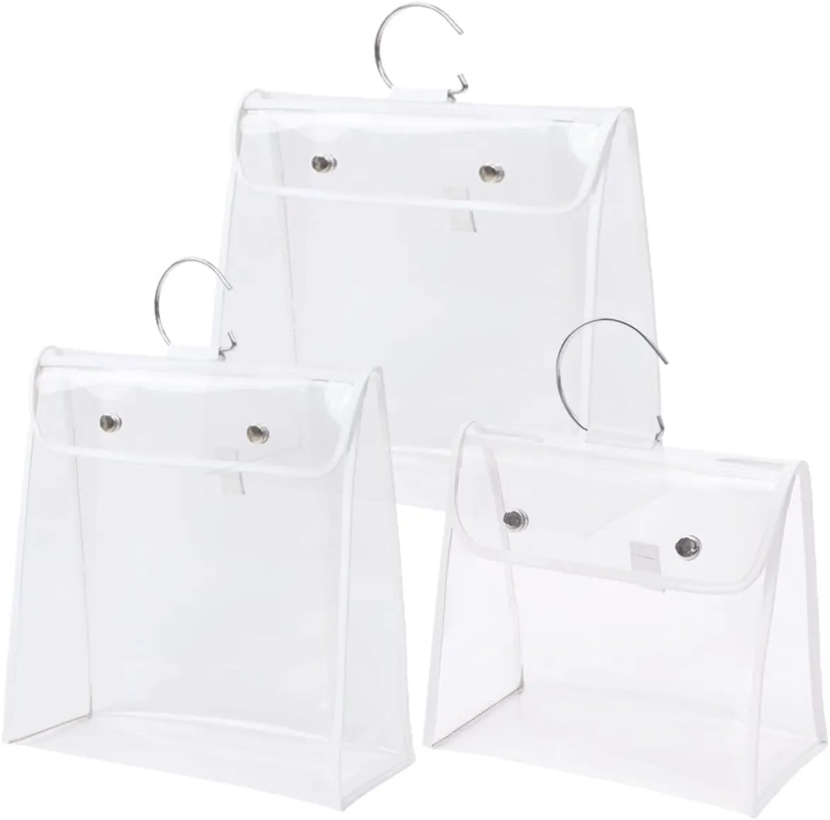 NOLITOY Waterproof Dustproof Hanging Bag Set Purse Dust Bags Organizer for Handbags Storage