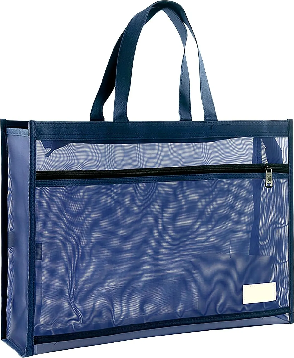 OhMill Large Art Portfolio Case 18 x 12 Inch Portfolio Bag Nylon Mesh Art Bags Artwork Storage Case with Handle and Zipper