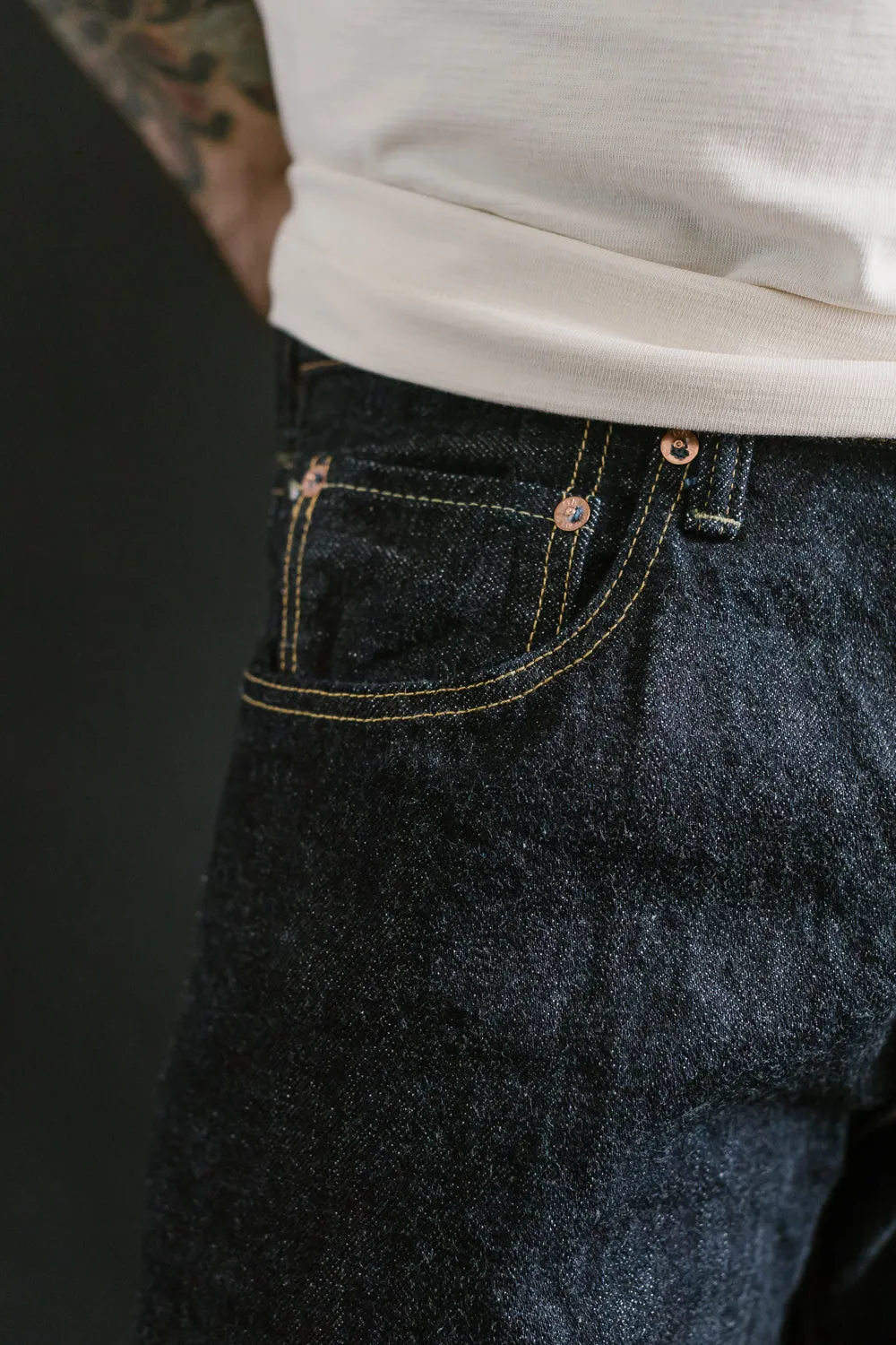 ONI-200 - 15oz "Low Tension" Jeans - Wide Straight