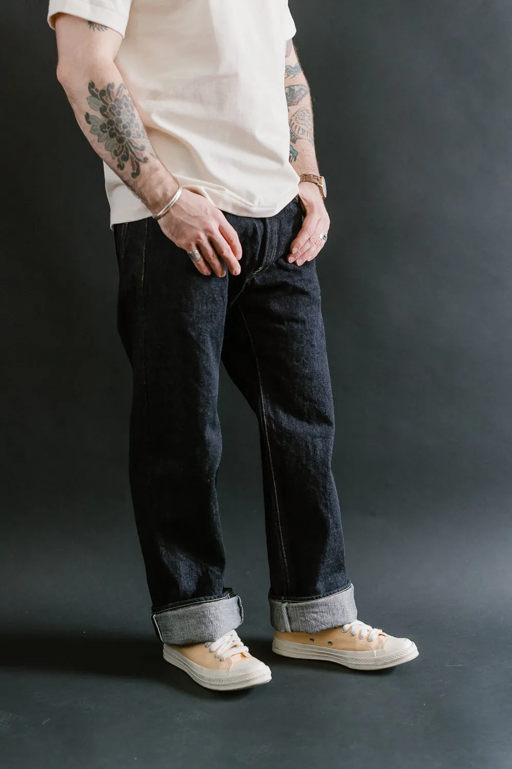 ONI-200 - 15oz "Low Tension" Jeans - Wide Straight