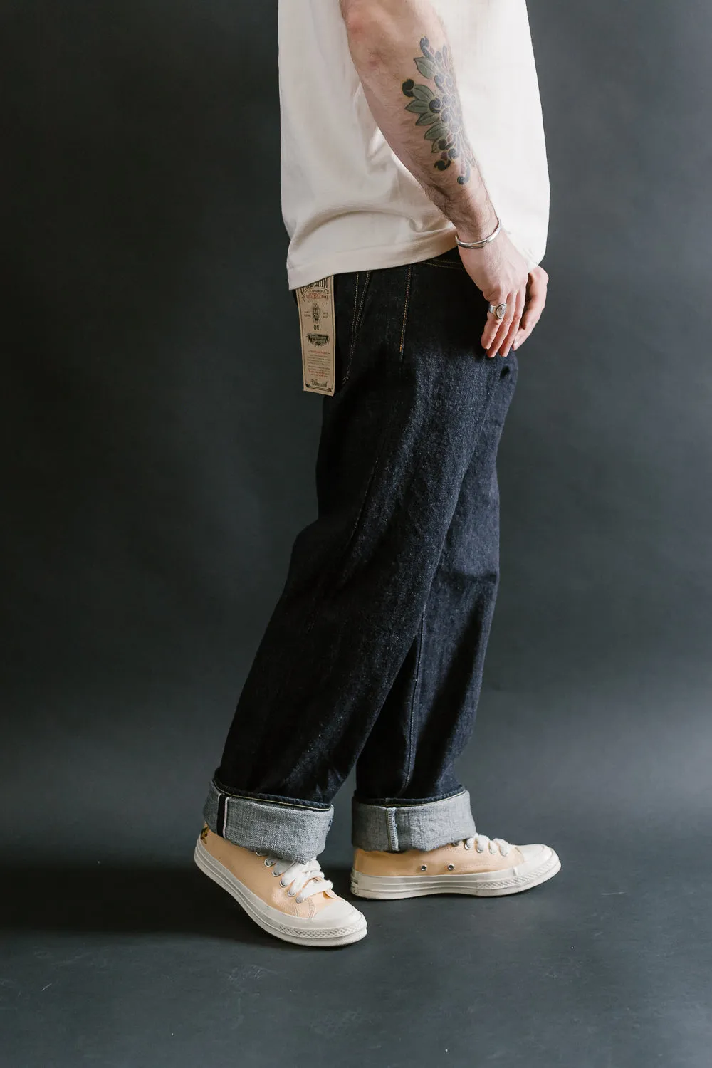 ONI-200 - 15oz "Low Tension" Jeans - Wide Straight
