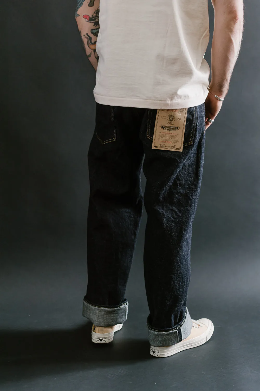 ONI-200 - 15oz "Low Tension" Jeans - Wide Straight