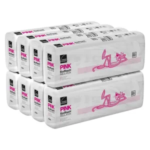 Owens Corning 331 SQFT 8 Bags of R 38 Kraft Faced 15 by 48 High Density Fiberglass Batt Fits 2X10 attic