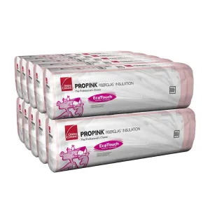 Owens Corning 775 SQFT 10 Bags of R 19 Unfaced 15 by 93 Fiberglass Fits 2X6 Floor-Ceiling