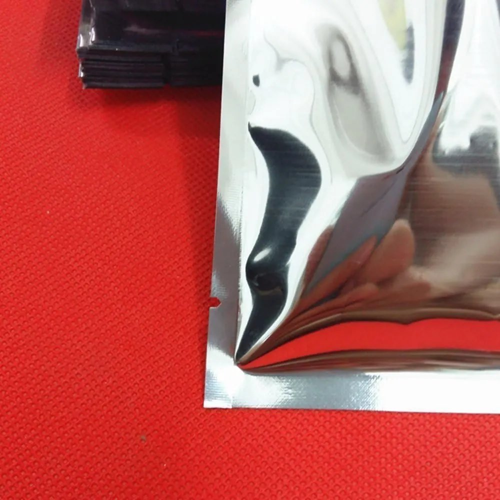 PABCK 500 Pack 3.1x4.7 inch (Inside Size 2.8x4.3 inch) Silver Foil Pouch Heat Seal Bulk Food Storage Bags Vacuum Sealer Wrapping
