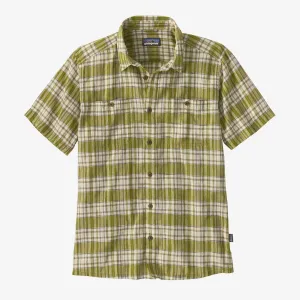 Patagonia Mens Back Step Sport Shirt in Sunlight: Graze Green